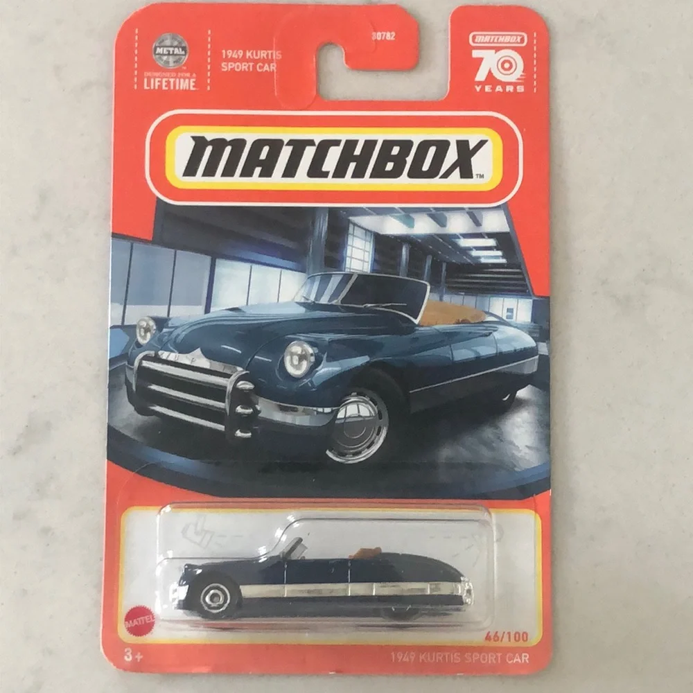 Matchbox 1949 Kurtis Sport Car Toy - Blue